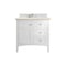James Martin Vanities Palisades 36in Single Vanity Cabinet, Bright White 527-V36-BW - alternate 1